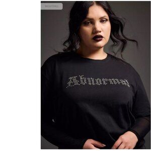 NWT Torrid Nightfall Abnormal Oversized Heritage Jersey Tee Size 3